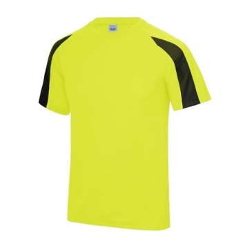 Dri-Fit Contrast Cool T JC003 - Electric Yellow - Jet Black